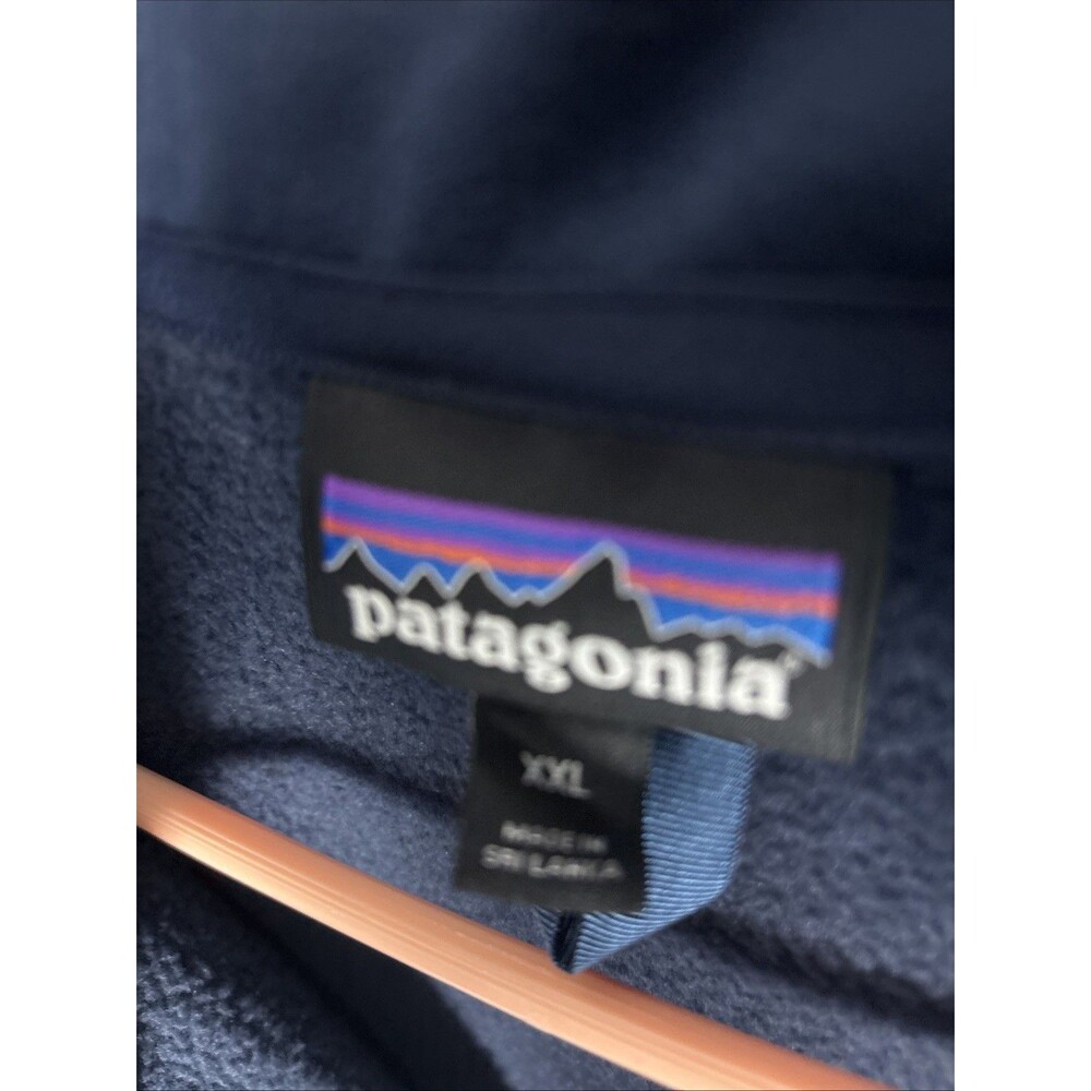 Patagonia Men’s Better Sweater Vest Jacket Navy Blue 25881 Full Zip Sz XXL EUC - Picture 3 of 4